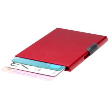 Magnetyczne etui na karty z ochroną RFID, wykonane z materiałów z certyfikatem RCS-Czerwony – Gift Design