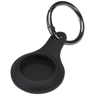 Nebula – uchwyt na znacznik śledzący Find My wykonany z plastiku pochodzącego z recyklingu-Czarny – Gift Design