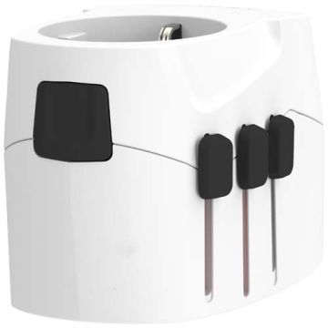SKROSS® PRO Light USB AC30PD – uniwersalna przejściówka do urządzeń elektrycznych-Biały – Gift Design