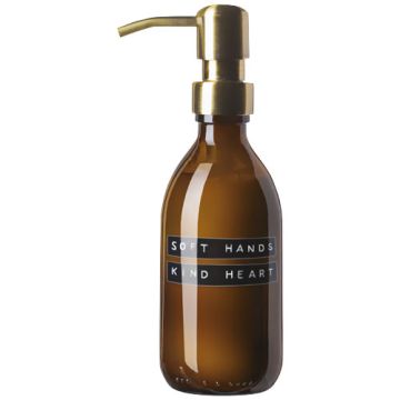 Wellmark Soft Hands dozownik do balsamu do rąk o pojemności 250 ml-Jasno bursztynowy – Gift Design