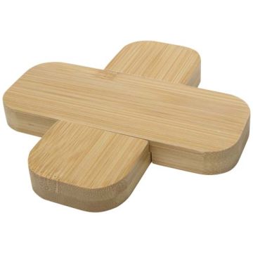 Croc podkładka bambusowa - mała-Naturalny – Gift Design