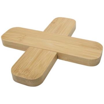 Croc podkładka bambusowa - duża-Naturalny – Gift Design
