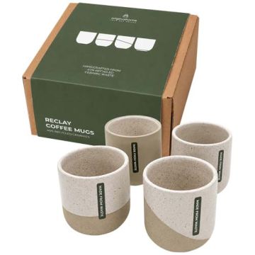 Zestaw kubków do kawy Originalhome Reclay 150 ml-Biały – Gift Design