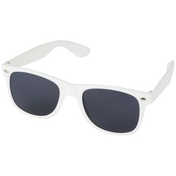 Sun Ray okulary przeciwsłoneczne z tworzywa sztucznego pochodzącego z recyklingu-Biały – Gift Design