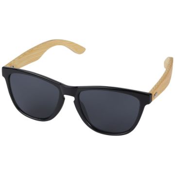 Sun Ray okulary przeciwsłoneczne wykonane z włókien bambusa i plastiku zaśmiecającego oceany-Naturalny – Gift Design