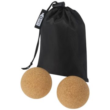 Trikona zestaw 2 piłek do jogi-Naturalny – Gift Design