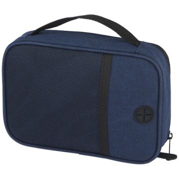 Ross Organizer na kable z certyfikatem GRS RPET o pojemności 1l-Melanż granatowy – Gift Design