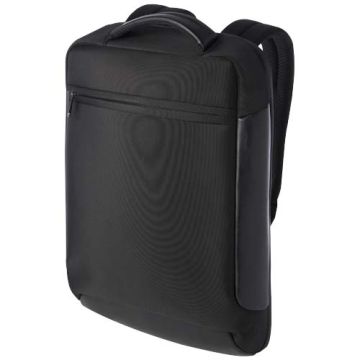 Expedition Pro kompaktowy plecak na laptopa 15,6-cali o pojemności 12 l wykonany z materiałów z recyklingu z certyfikatem GRS-Czarny – Gift Design