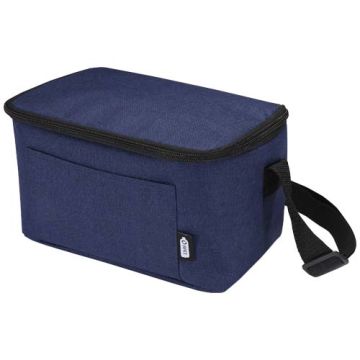 Tundra torba termoizolacyjna RPET z certyfikatem GRS na 6 puszek 5L-Melanż granatowy – Gift Design