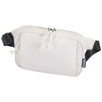 Puffer torba biodrowa z certyfikatem GRS z recyklingu, 1,5 l-Piaskowiec – Gift Design