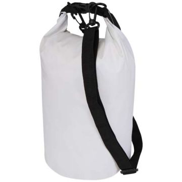 Camper - wodoodporna torba podróżna wykonana z materiałów z recyklingu, pojemność 5 litrów-Biały – Gift Design