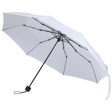 Aaron składany parasol ręczny 23 cale-Biały – Gift Design