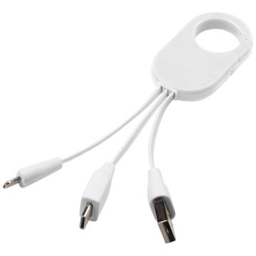 Kabel do ładowania 3w1 Troop-Biały – Gift Design