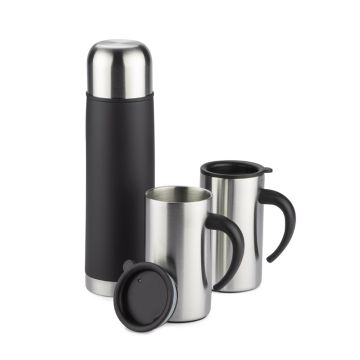 Zestaw upominkowy ACON (Termos 500 ml, 2 kubki 260 ml) – Gift Design