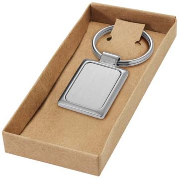Brelok prostokątny-Srebrny – Gift Design