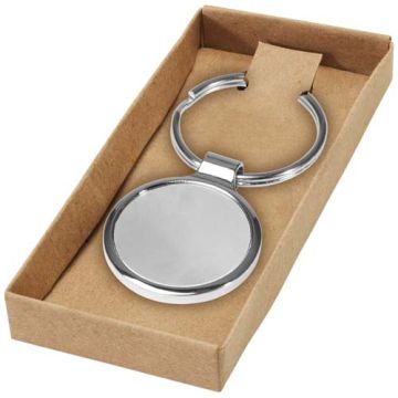 Brelok okrągły-Srebrny – Gift Design