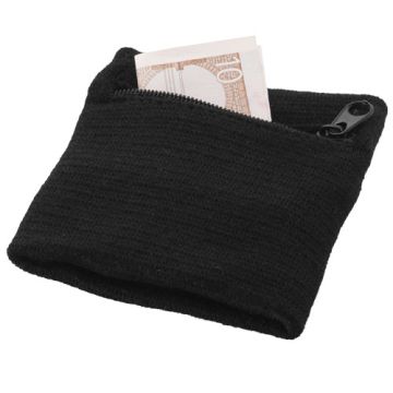Frotka pochłaniająca pot Brisky z kieszonką na zamek-Czarny – Gift Design