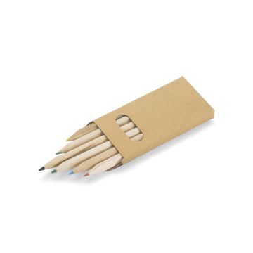 Kredki 6 szt. BARVA – Gift Design