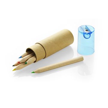 Kredki z temperówką 6 szt. FARVE – Gift Design