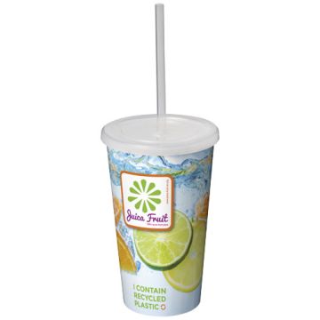 Kubek Brite-Americano® z podwójną ścianką o pojemności 350 ml-Biały – Gift Design