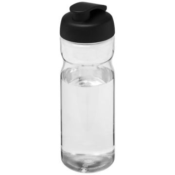 Bidon H2O Base® o pojemności 650 ml z wieczkiem zaciskowym-Przezroczysty – Gift Design