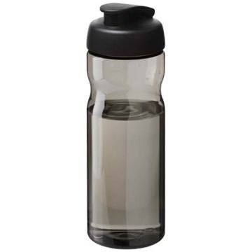 Bidon H2O Active® Eco POP Base o pojemności 650 ml z wieczkiem zaciskowym-Węgiel drzewny – Gift Design