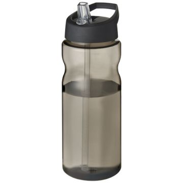 Bidon H2O Eco o pojemności 650 ml z wieczkiem z dzióbkiem-Węgiel drzewny – Gift Design