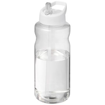 H2O Active® Big Base bidon z dzióbkiem o pojemności 1 litra-Biały – Gift Design