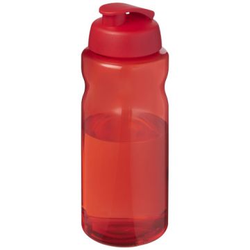 H2O Active® Eco Big Base bidon z wieczkiem zaciskowym o pojemności 1 litra-Czerwony – Gift Design