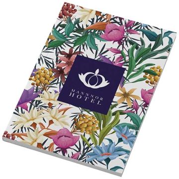 Notatnik A6 Novella Austen Colours z miękką okładką, 50 kartek-Biały – Gift Design