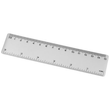 Linijka Rothko PP o długości 15 cm-Przezroczysty – Gift Design