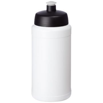 Bidon Baseline® Plus o pojemności 500 ml z wieczkiem sportowym-Biały – Gift Design