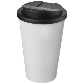 Kubek Americano® 350 ml z pokrywką chroniącą przed rozlaniem-Biały – Gift Design