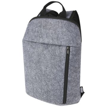 Felta plecak termoizolacyjny z filcu z recyklingu posiadającego certyfikat GRS 7 l-Średni szary – Gift Design