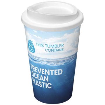 Brite-Americano® POP kubek termiczny o pojemności 350 ml-Biały – Gift Design