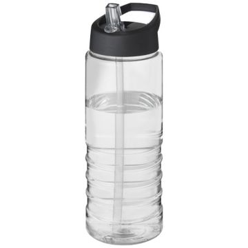 Bidon H2O Treble o pojemności 750 ml z wieczkiem z dzióbkiem-Przezroczysty – Gift Design