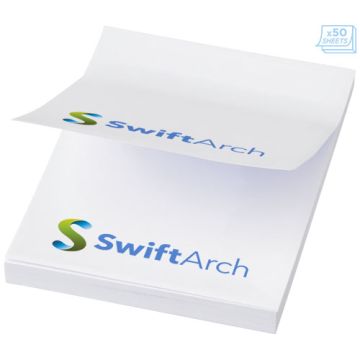 Karteczki samoprzylepne Sticky-Mate® 50x75-Biały – Gift Design