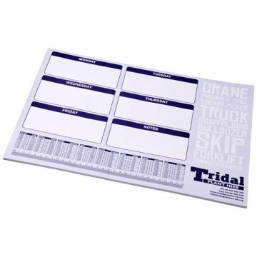 Notatnik Desk-Mate® w formacie A2-Biały – Gift Design