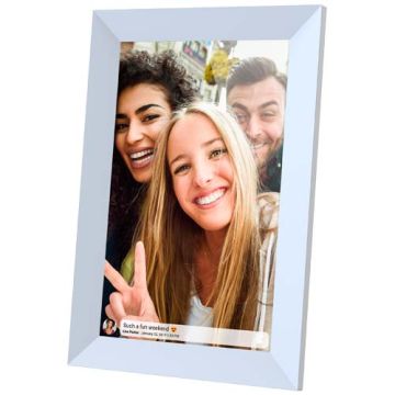 Prixton Prado Frameo cyfrowa ramka Wi-Fi na zdjęcia 10 cali -Biały – Gift Design