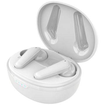Prixton TWS158 reflective słuchawki douszne w technologii ENC i ANC-Biały – Gift Design