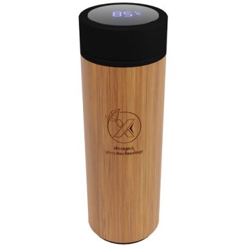 Bambusowa butelka smart o pojemności 500 ml SCX.design D11-Drewniany – Gift Design