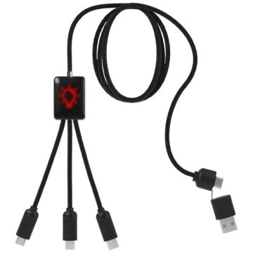 SCX.design C28 długi kabel do łądowania 5 w 1-Czerwony – Gift Design
