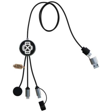 SCX.design C34 kabel do ładowania smartwatcha 7 w 1 -Czarny – Gift Design