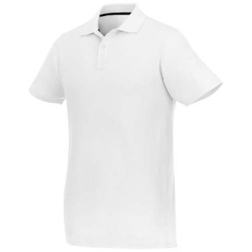 Helios - koszulka męska polo z krótkim rękawem 180 g-m²-Biały – Gift Design
