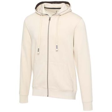 Unisex rozpinana bluza z kapturem Arora 300 g-m²-Piaskowiec – Gift Design