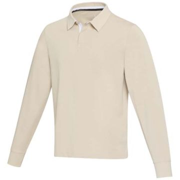 Clyde bluza polo do rugby unisex-Owsianka – Gift Design
