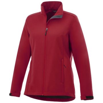 Damska kurtka typu softshell Maxson-Czerwony – Gift Design