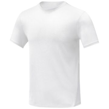 Kratos męska luźna koszulka z krótkim rękawkiem 105 g-m²-Biały – Gift Design