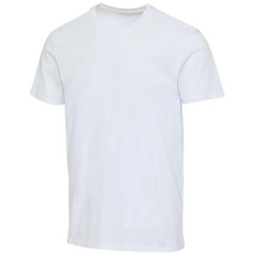 Azurite organiczna koszulka unisex o gramaturze 160 g-m² z krótkim rękawem i certyfikatem OCS-Biały – Gift Design