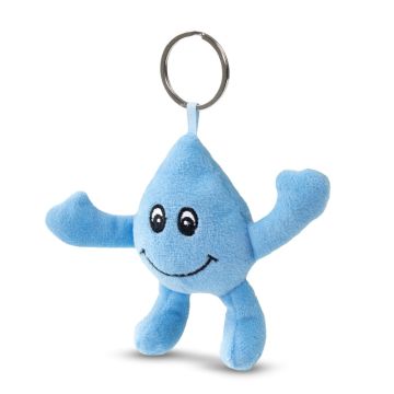 Pluszowa kropla wody, brelok | Droppero – Gift Design